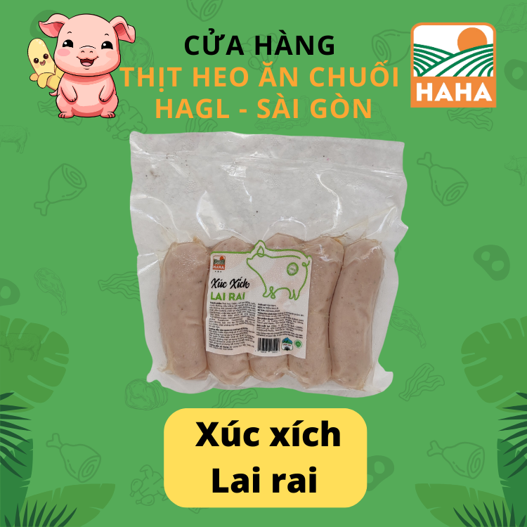 Xúc xích Vườn bia HAHA (250gr)