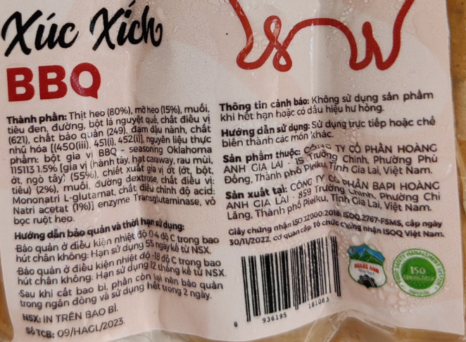Xúc xích BBQ HAHA (250gr)