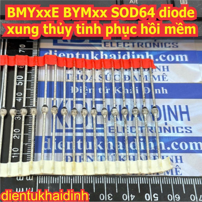 BMY26E BMY36E BYM36 BYM26 SOD64 diode xung thủy tinh phục hồi mềm kde0661