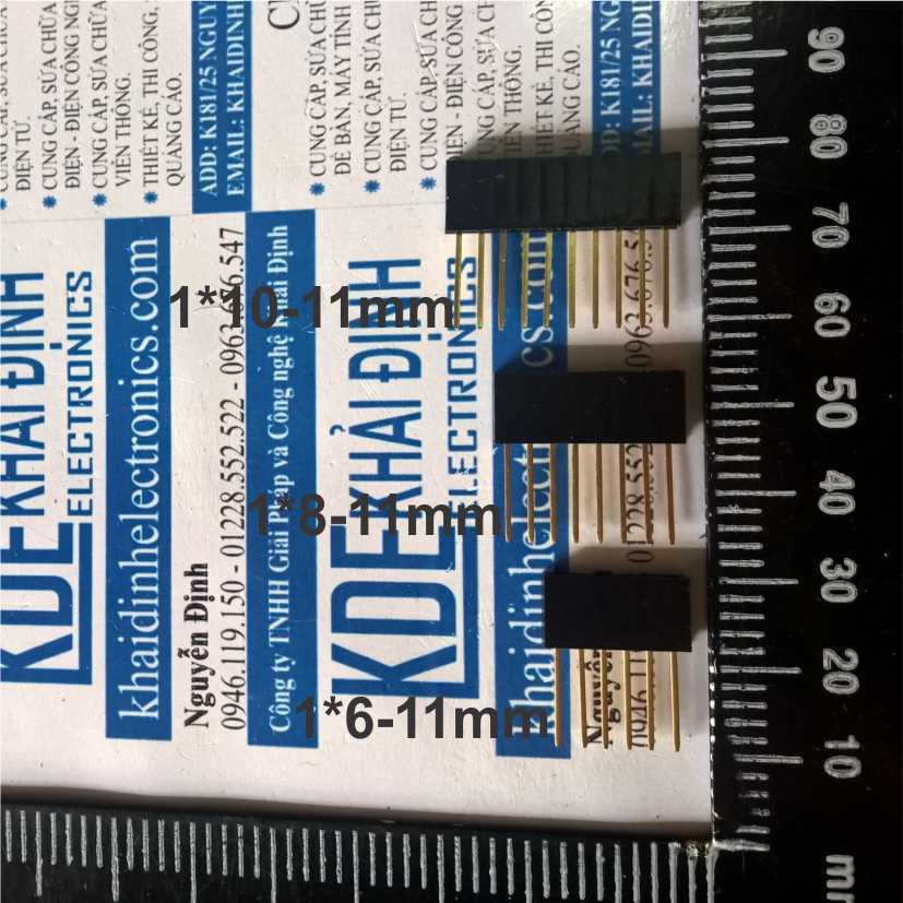 Lượt cái đơn cắm Arduino chân dài 11mm JUMP ĐƠN CÁI 6P 8P 10P KDE0482