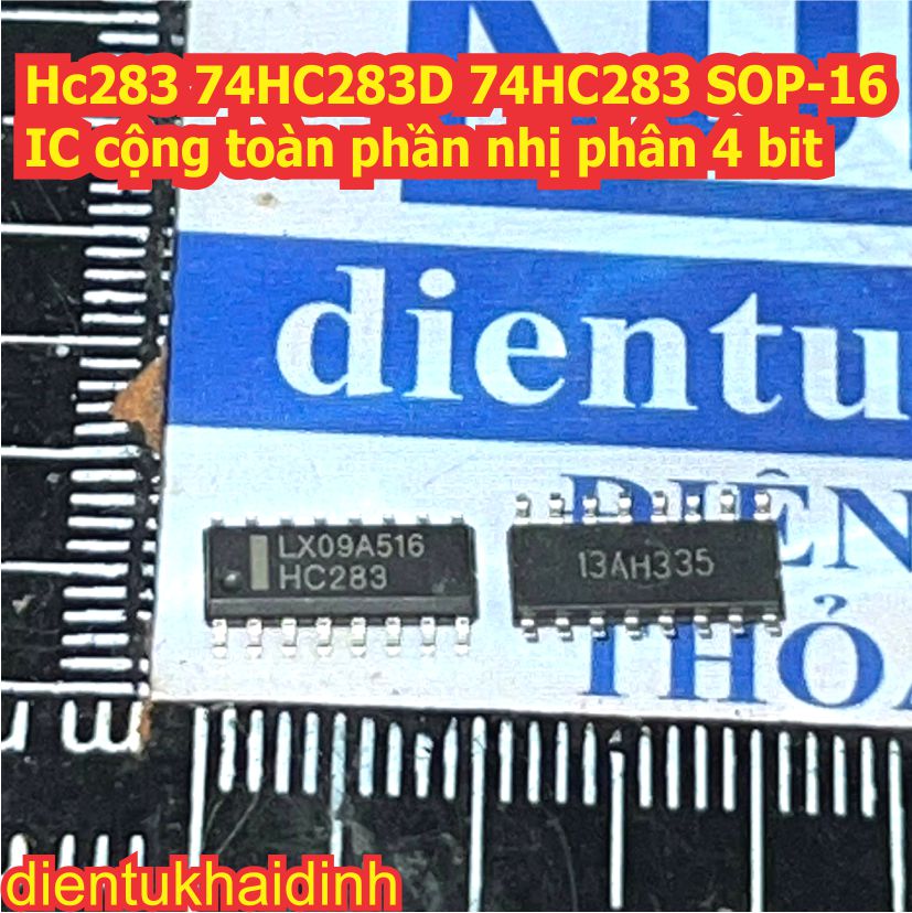 HC283 74HC283D 74HC283 SOP-16 IC cộng toàn phần nhị phân 4 bit kde0570