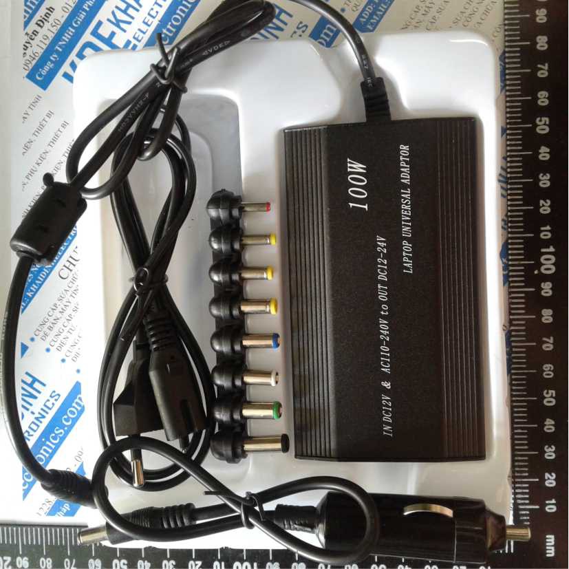 bộ power inverter laptop input:AC or DC (có đầu cắm trên OTO) kde0283