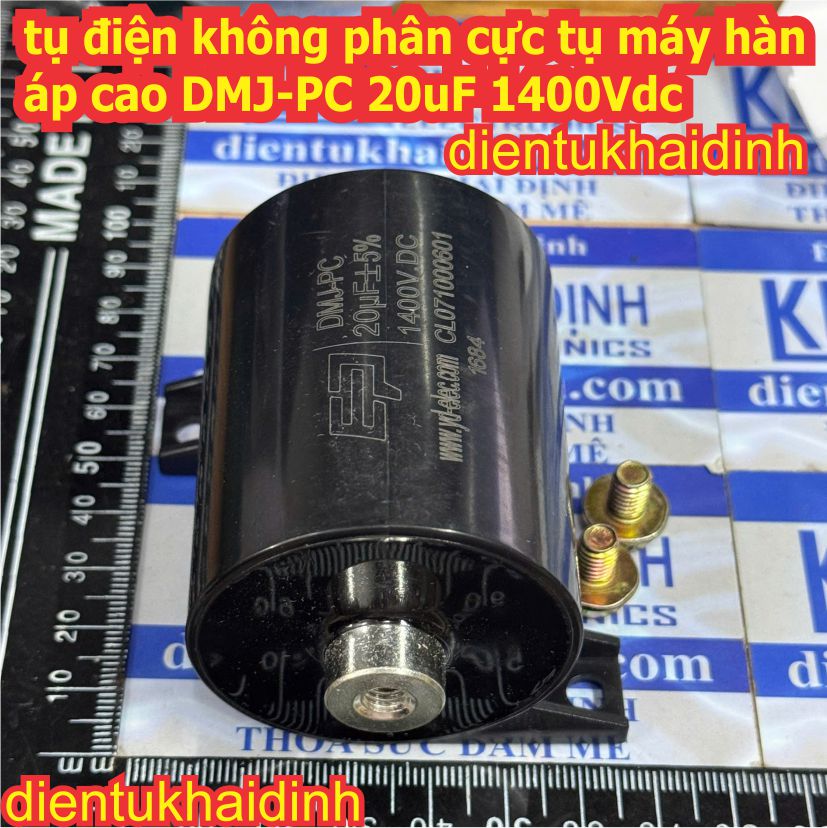 tụ điện không phân cực tụ máy hàn áp cao DMJ-PC 20uF 1400Vdc kde0863