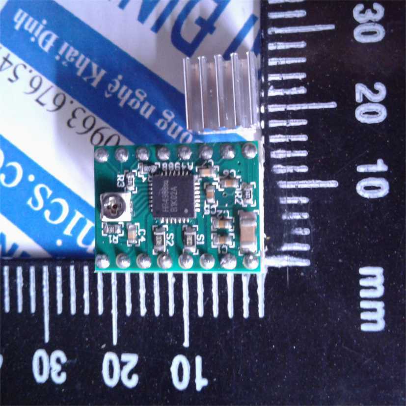 Module Điều Khiển Động Cơ Bước A4988, input: 8-35V max 2A kde0377