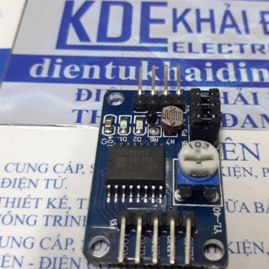Module Chuyển Đổi AD-DA 8 bit PCF8591, giao tiếp I2C, áp:2.5-6V kde0029