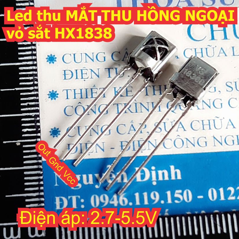 Led thu MẮT THU HỒNG NGOẠI vỏ sắt HX1838 VS1838 1838B kde0140