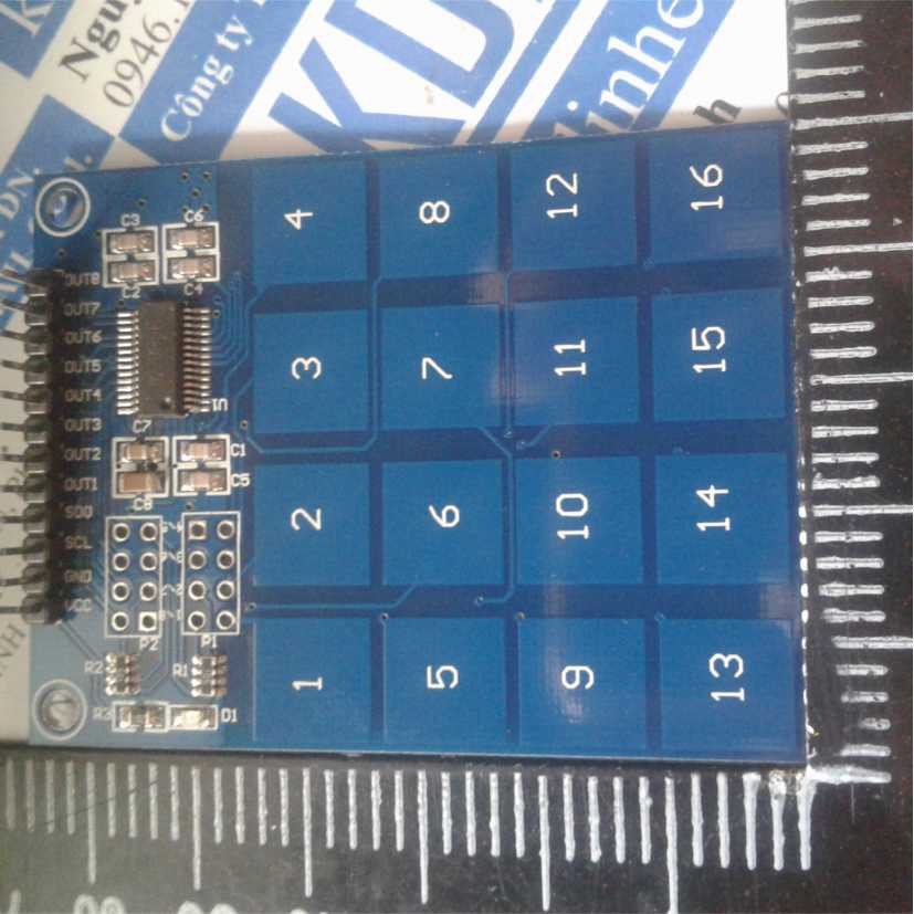 Module Bàn Phím Cảm Ứng Chạm TTP229, 16 key kde0312