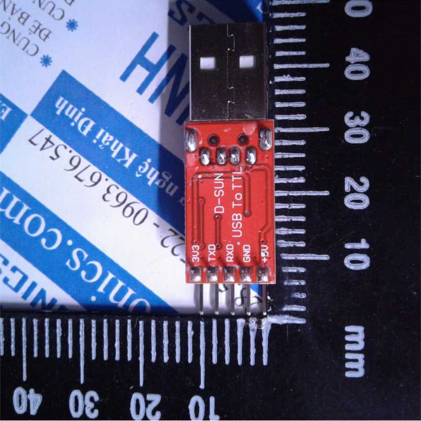 Module USB TO TTL CP2102 V2, dùng truyền dữ liệu nối tiếp UART kde0376