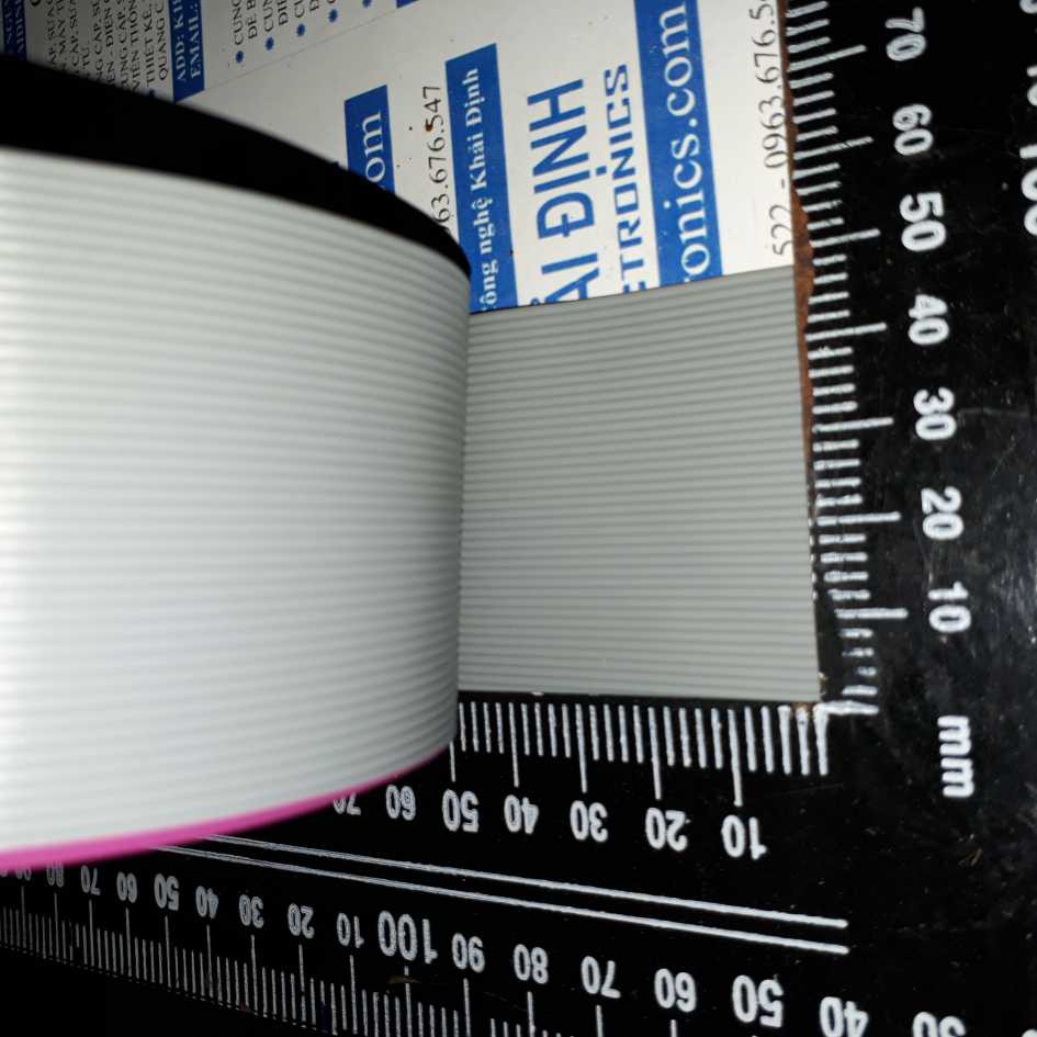 Dây bus cáp bẹ dữ liệu FC IDE 1.27mm bấm đầu cái 10P 14P 16P 20P 26P 34P 40P kde0495