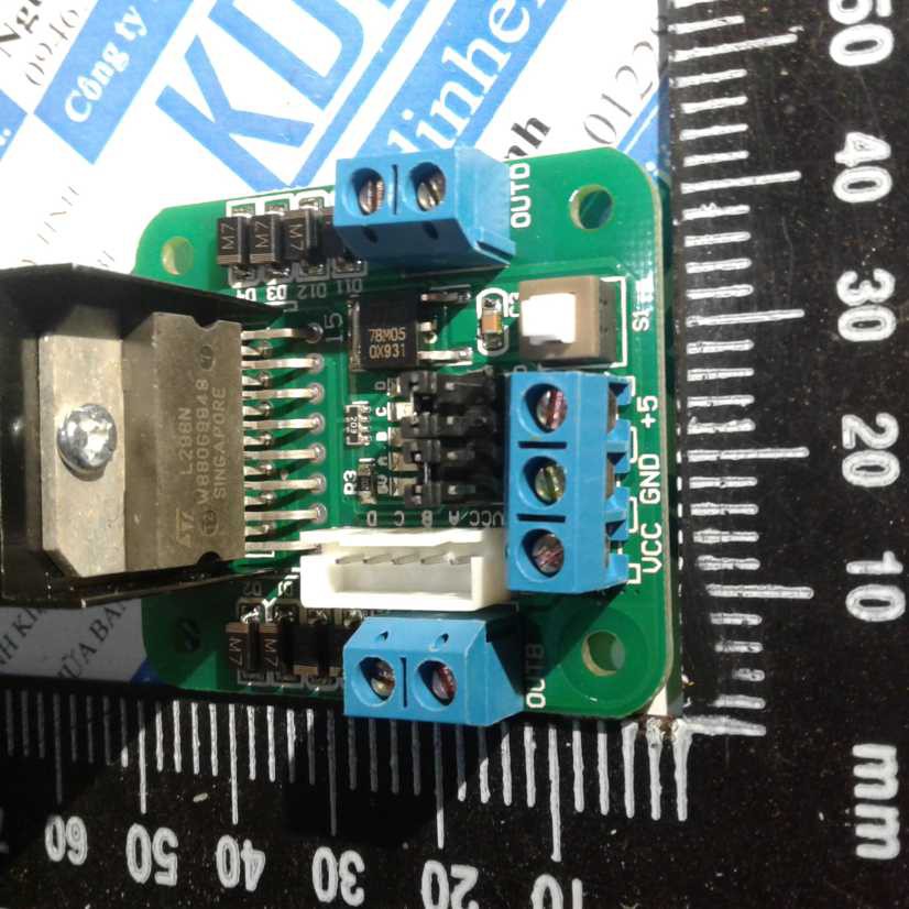 Module Điều Khiển Động Cơ L298 V2 màu xanh lá kde0316
