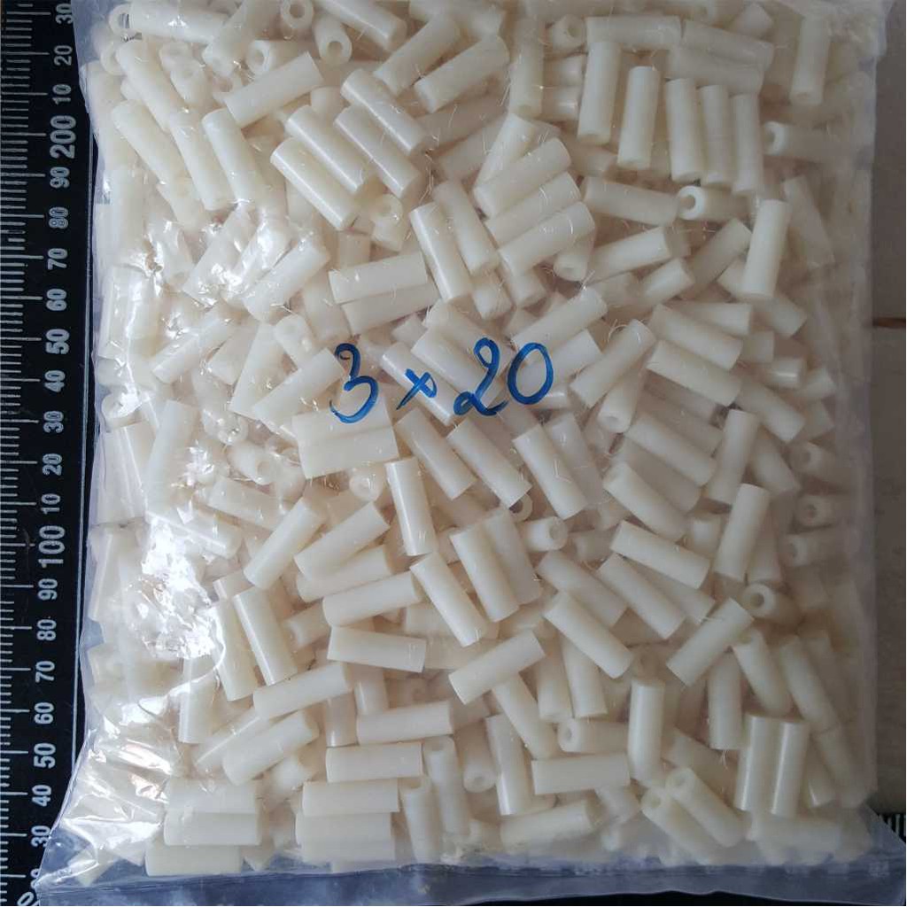 CỘT NHỰA CỌC NHỰA TRỤ CHÂN NHỰA TRÒN cách điện màu trắng lỗ nhẵn M3 dài 2mm ~ 30mm kde0400