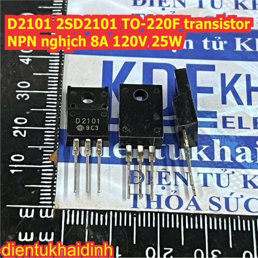 B1391 2SB1391 D2101 2SD2101 TO-220F transistor PNP thuận NPN nghịch 8A 120V 25W kde0566