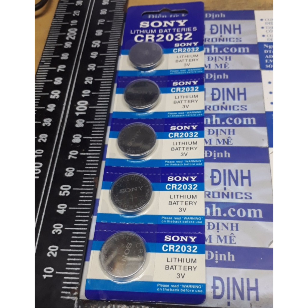 pin cmos 3v (CR2032-lithium) pin dẹp, pin cúc áo lớn, hàng tốt kde0391