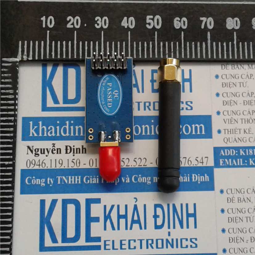 MODULE RF CC1101 ANTEN RỜI ÁP 3.3V CỰC KỲ ỔN ĐỊNH 100M kde0109