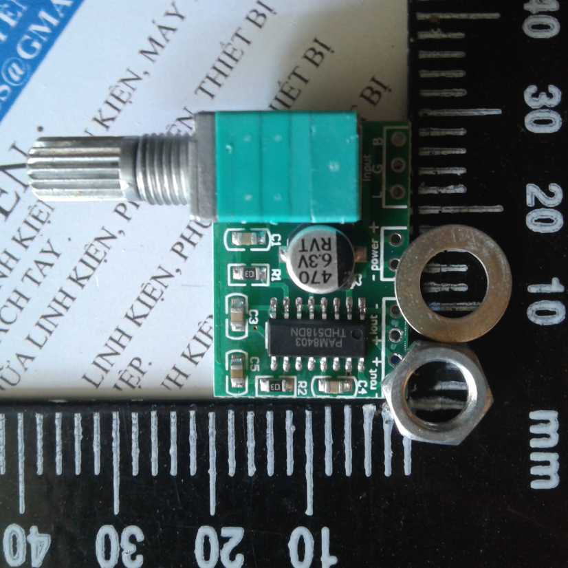 Module Khuếch Đại âm thanh Audio 5V PAM8403 8403 loa đôi 2x3W VR-AU8403 kde0023