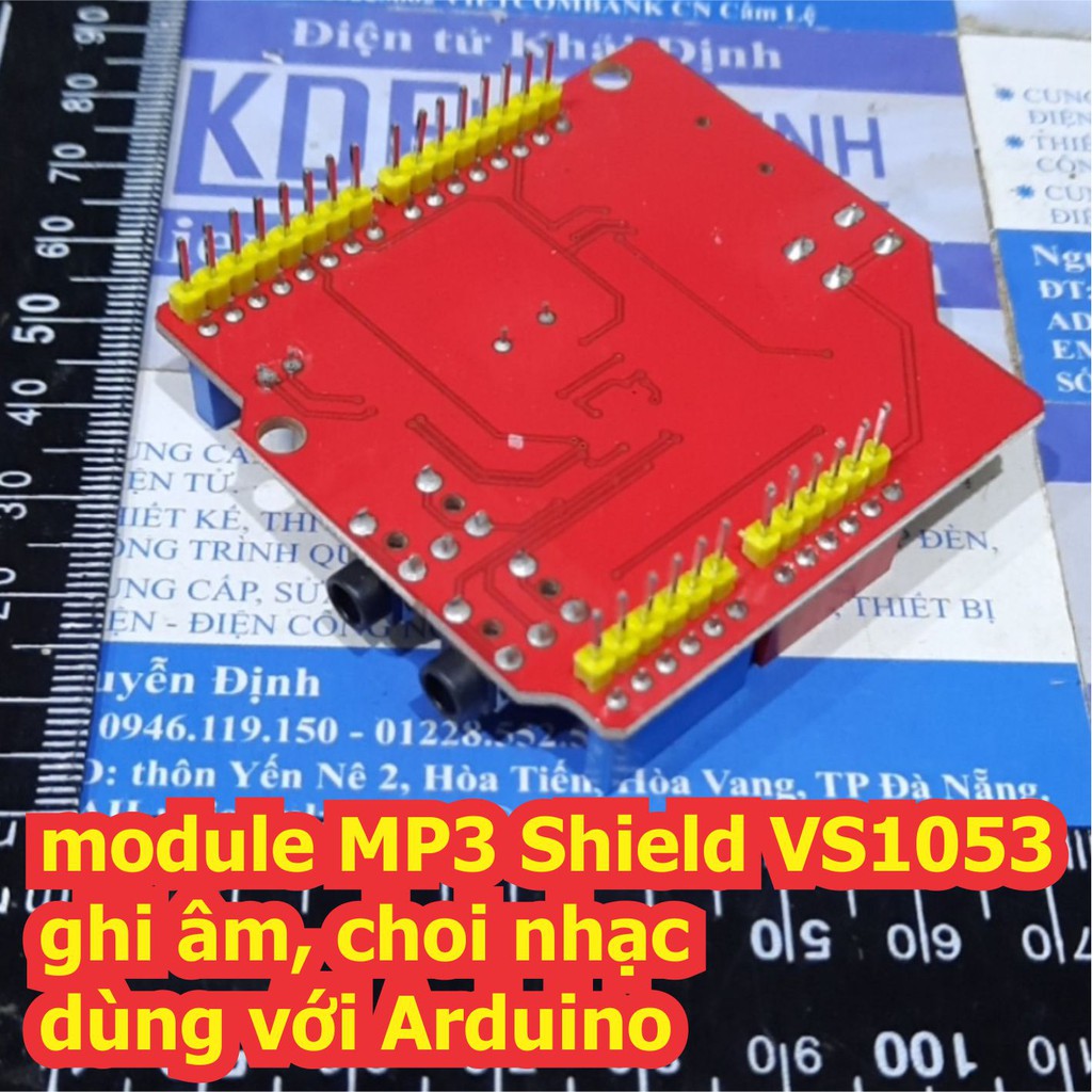 module MP3 Shield VS1053 ghi âm, choi nhạc dùng với Arduino kde0317