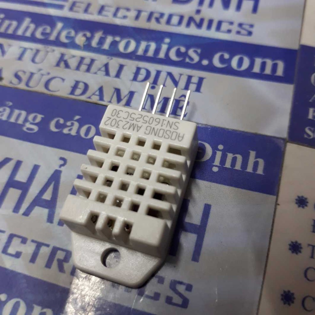 CẢM BIẾN NHIỆT ĐỘ ĐỘ ẨM AM2302 DHT22 1 wire,± 0,5C,± 2% (trắng,SHT11,SHT15) kde0375
