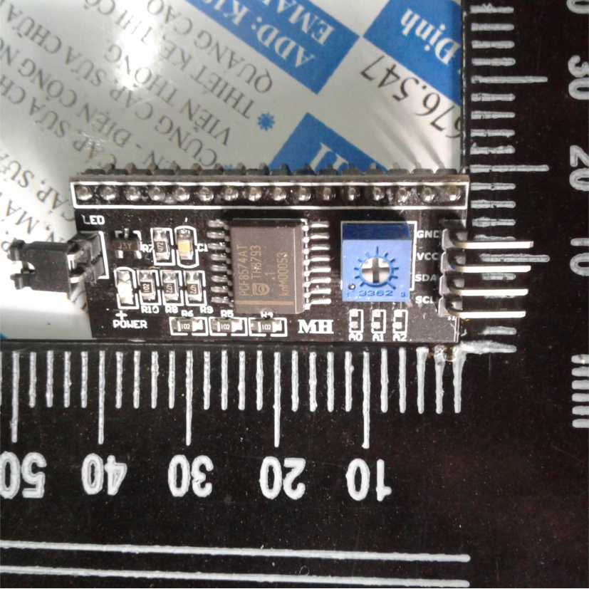 Module Chuyển Đổi sang giao tiếp I2C cho LCD1602, IC PCF8574, áp 5V, thích hợp dùng với Arduino kde0361
