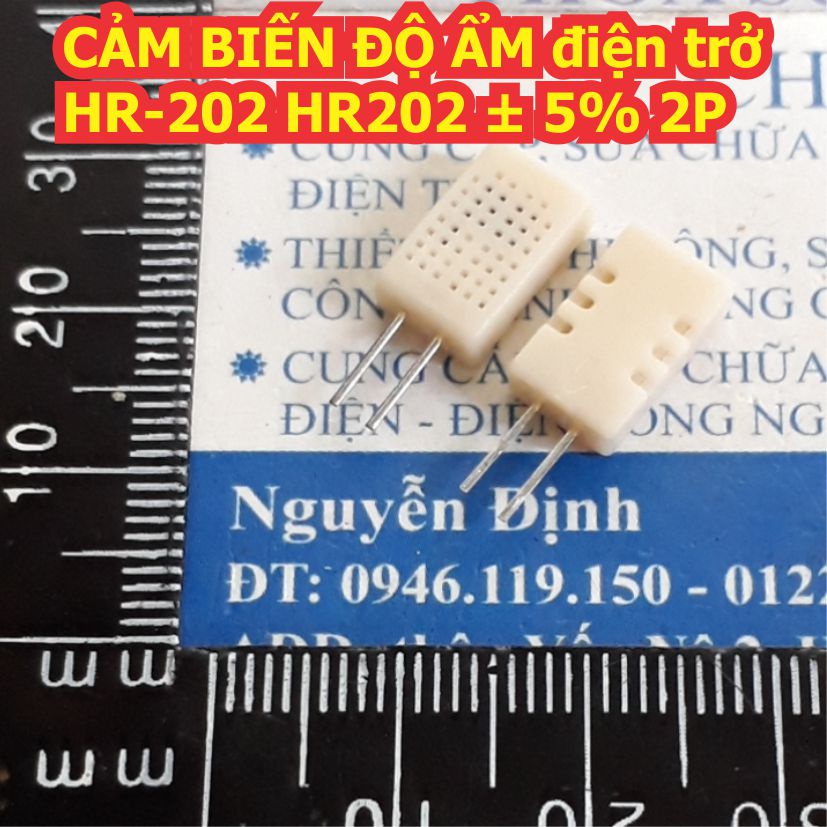 CẢM BIẾN ĐỘ ẨM điện trở HR-202 HR202 ,± 5%, 2P kde0141