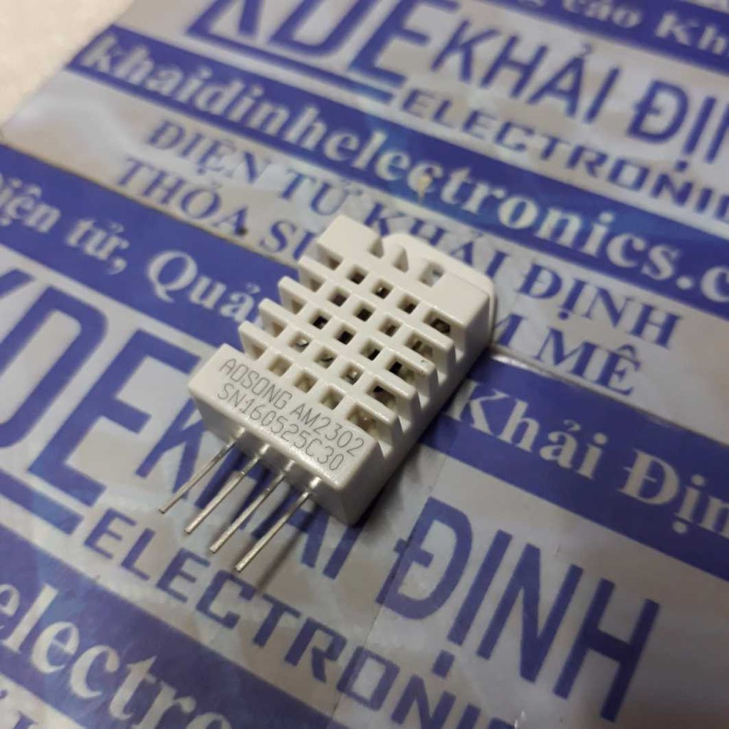 CẢM BIẾN NHIỆT ĐỘ ĐỘ ẨM AM2302 DHT22 1 wire,± 0,5C,± 2% (trắng,SHT11,SHT15) kde0375