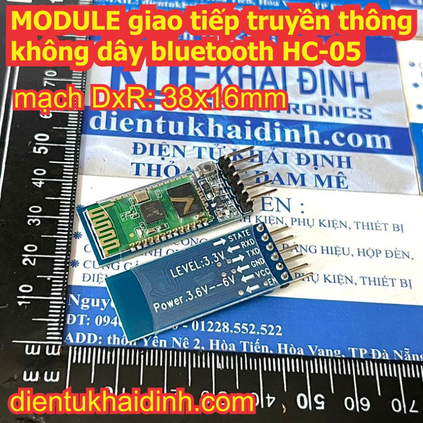 MODULE giao tiếp truyền thông không dây bluetooth HC-05 kde0129