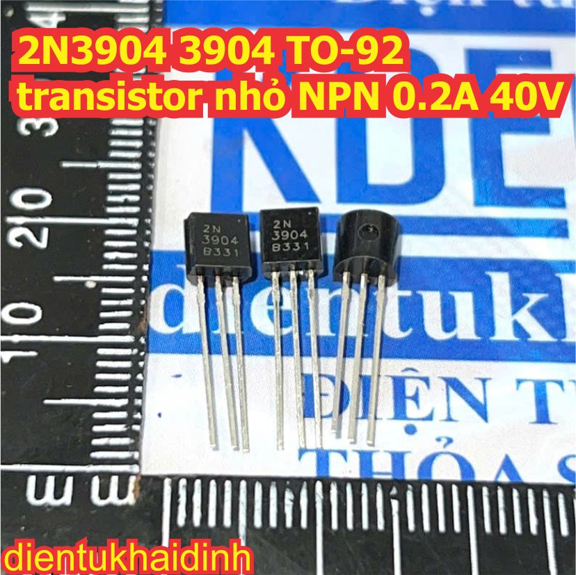 2N3906 3906 2N3904 3904 TO-92 transistor nhỏ PNP, NPN 0.2A 40V kde0185