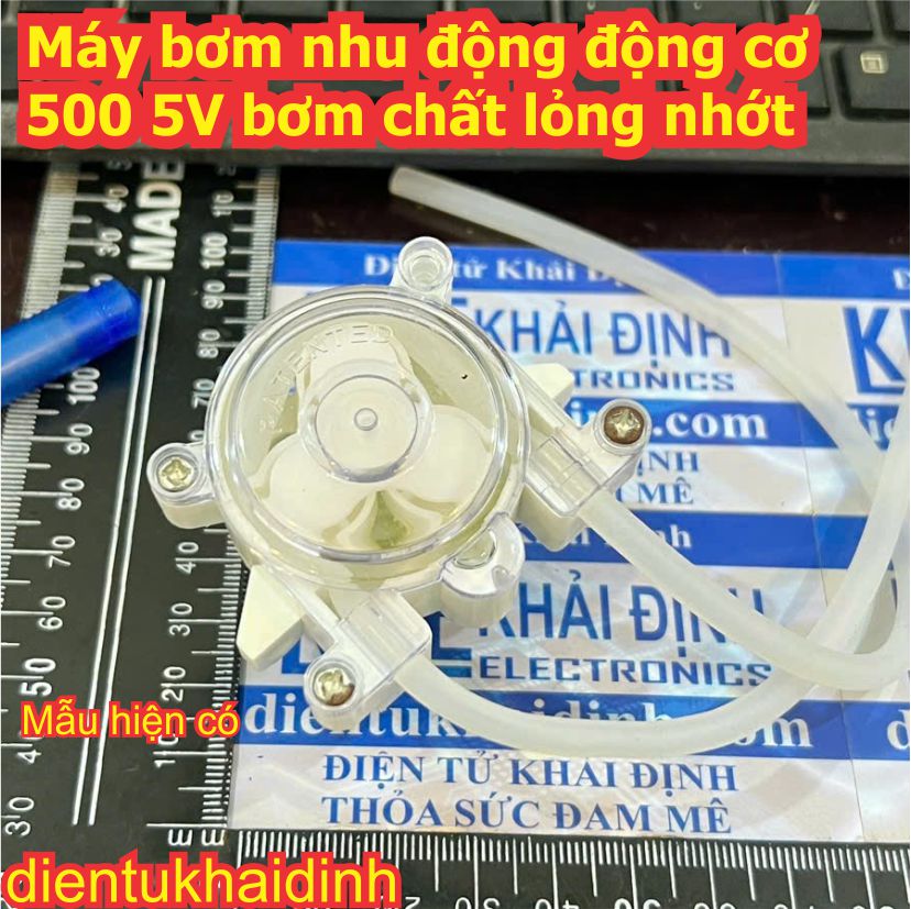 Máy bơm nhu động động cơ 500 5V bơm chất lỏng nhớt kde0257