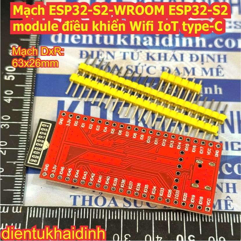 Mạch ESP32-S2-WROOM ESP32-S2 module điều khiển Wifi IoT type-C kde0350