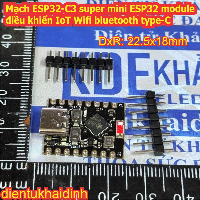 Mạch ESP32-C3 super, pro mini ESP32 ESP32-S3 N16R8 ESP32-S2-WROOM ESP32-S2 module điều khiển Wifi IoT type-C kde0350