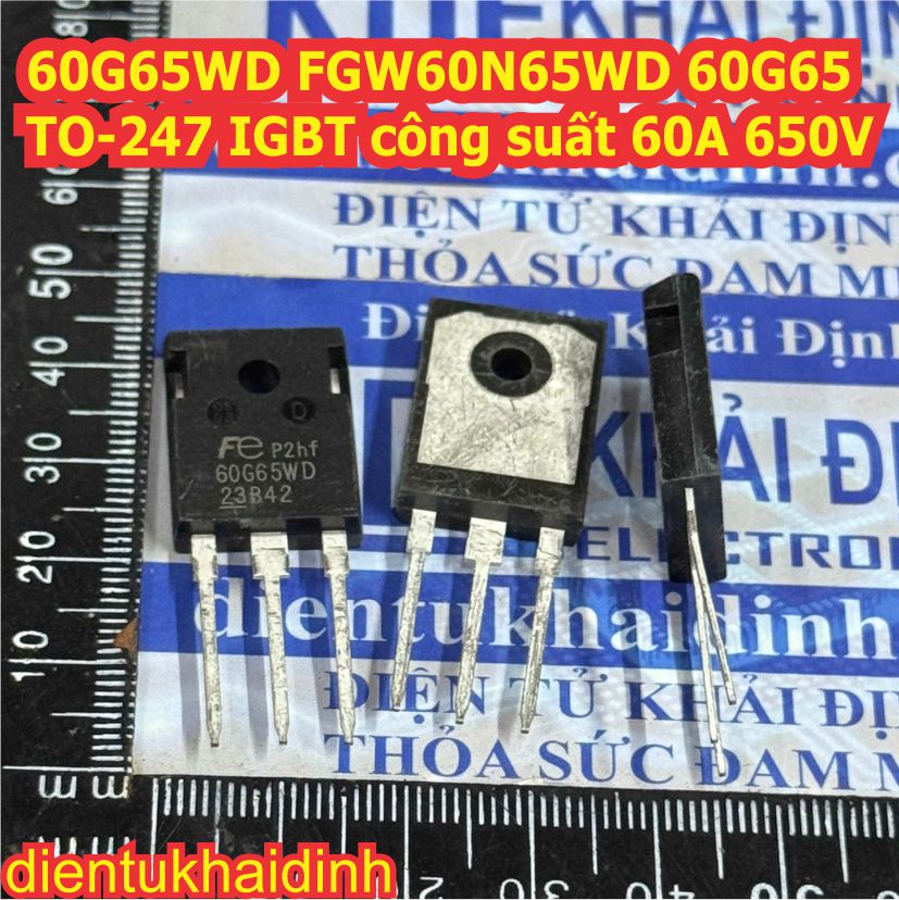 60T65PES MBQ60T65PES 60T65 60G65WD FGW60N65WD 60G65 TO-247 IGBT công suất 60A 650V kde6067