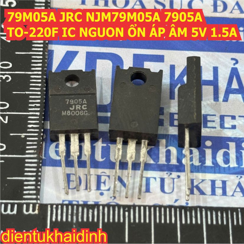 79M05A JRC NJM79M05A 7905A 7905 TO-220F IC NGUON ỔN ÁP ÂM 5V 1.5A kde0618