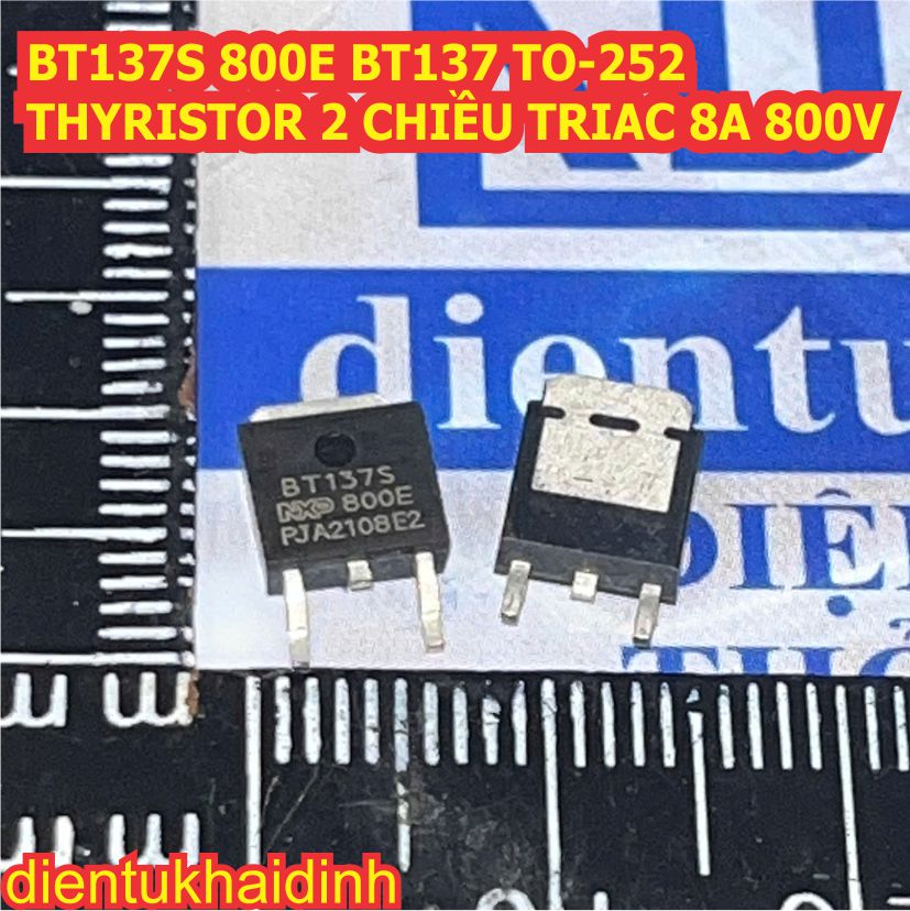 BT136S BT137S BT138S BT139S BT136 BT137 BT138 BT139 600E 800E TO-252 THYRISTOR 2 CHIỀU TRIAC 4A 8A 600V kde0872