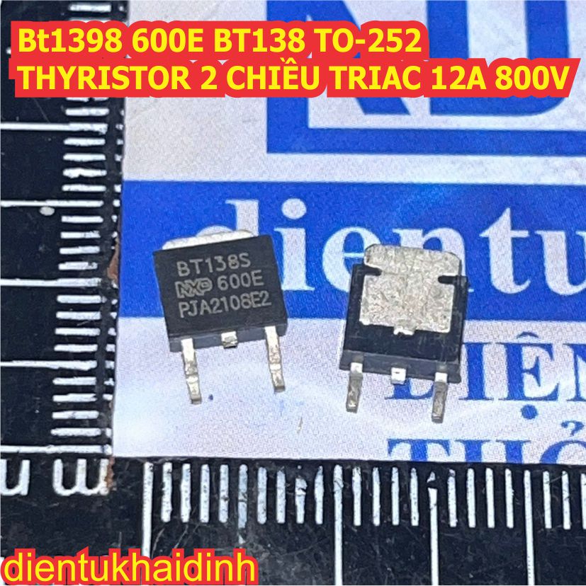 BT136S BT137S BT138S BT139S BT136 BT137 BT138 BT139 600E 800E TO-252 THYRISTOR 2 CHIỀU TRIAC 4A 8A 600V kde0872