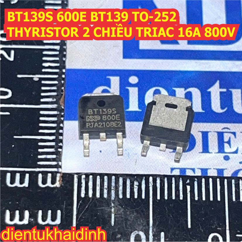 BT136S BT137S BT138S BT139S BT136 BT137 BT138 BT139 600E 800E TO-252 THYRISTOR 2 CHIỀU TRIAC 4A 8A 600V kde0872