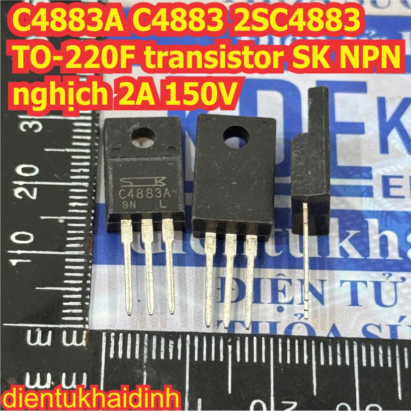 A1859 2SA1859 C4883A C4883 2SC4883 TO-220F transistor SK PNP NPN thuận nghịch 2A 150V kde0668