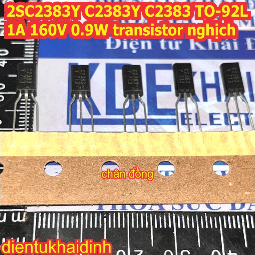 10 con 2SC2383Y C2383Y C2383 TO-92L 1A 160V 0.9W transistor nghịch kde0188