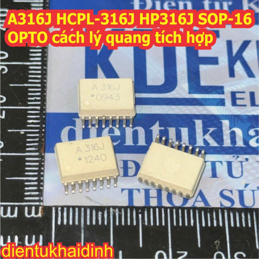 A316J HCPL-316J HP316J SOP-16 OPTO cách lý quang tích hợp kde0741