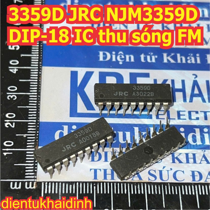 3359D JRC NJM3359D DIP-18 IC thu sóng FM kde0752