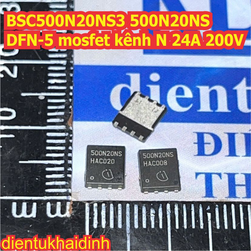 BSC500N20NS3 500N20NS 500N20 DFN-5 mosfet kênh N 24A 200V kde0754