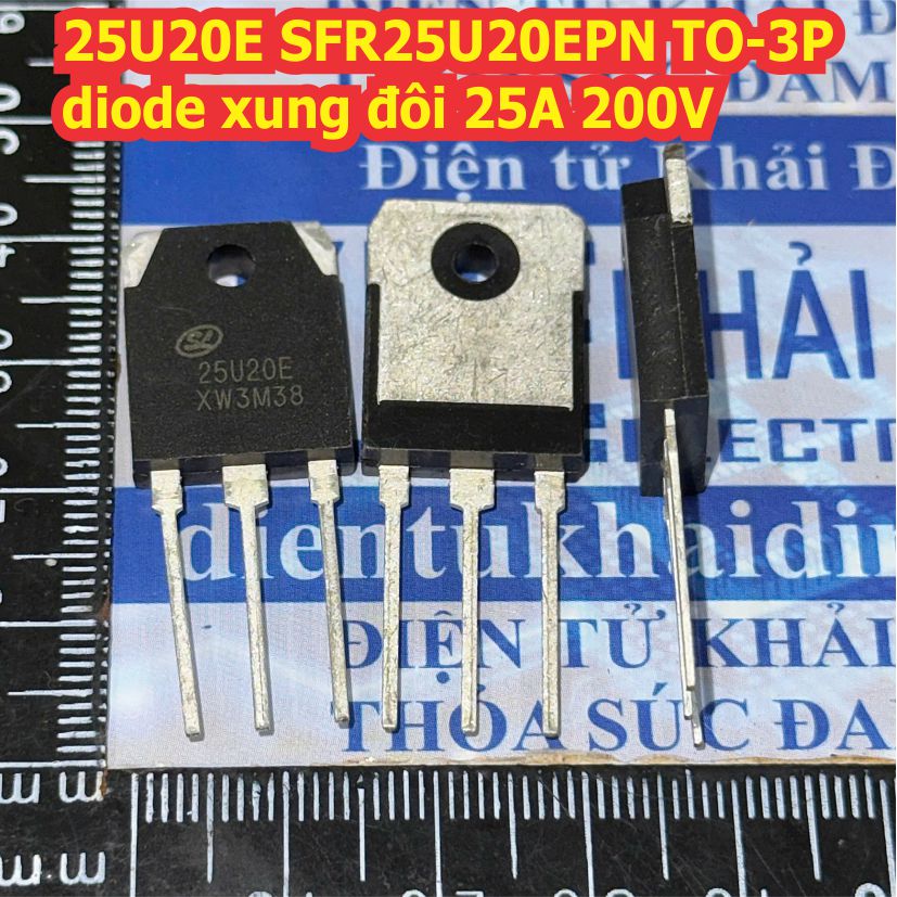 25U20E SFR25U20EPN TO-3P diode xung đôi 25A 200V kde0796