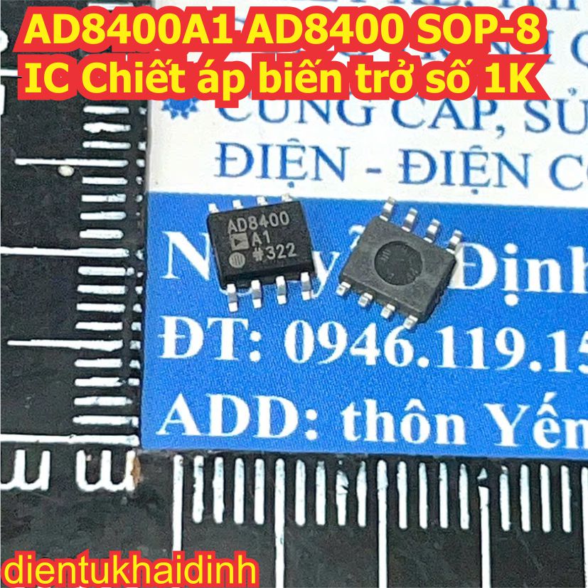 AD8400A1 AD8400 AD8400A10 SOP-8 IC Chiết áp biến trở số 1K 10K kde8099