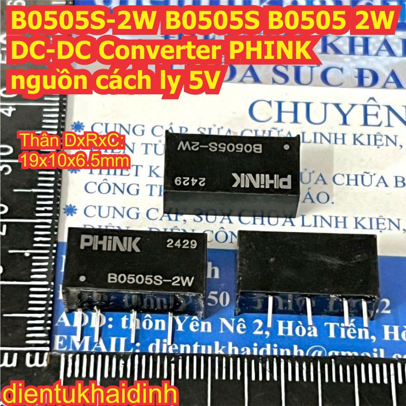 B0505S-2W B0505S B0505 2W DC-DC Converter PHINK nguồn cách ly 5V kde1147