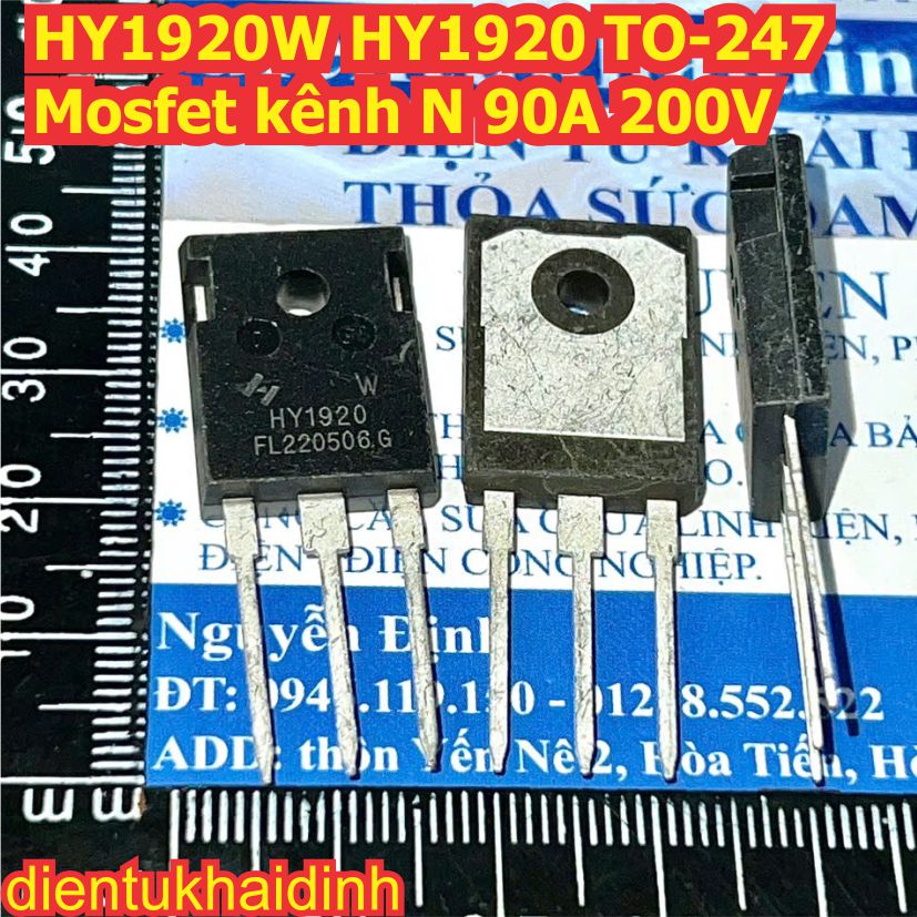 HY4306W HY4306 HY4008W HY4008 HY1920W HY1920 HY3810W HY3810 HY3906W HY3906 HY3912W HY3912 TO-247 Mosfet công suất kênh N kde1157