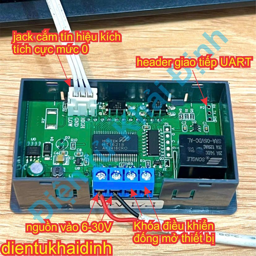 Module LCD bộ tạo thời trễ delay switch đóng mở thiết bị nhiều chức năng XY-WJ01 MW-102 kde1175