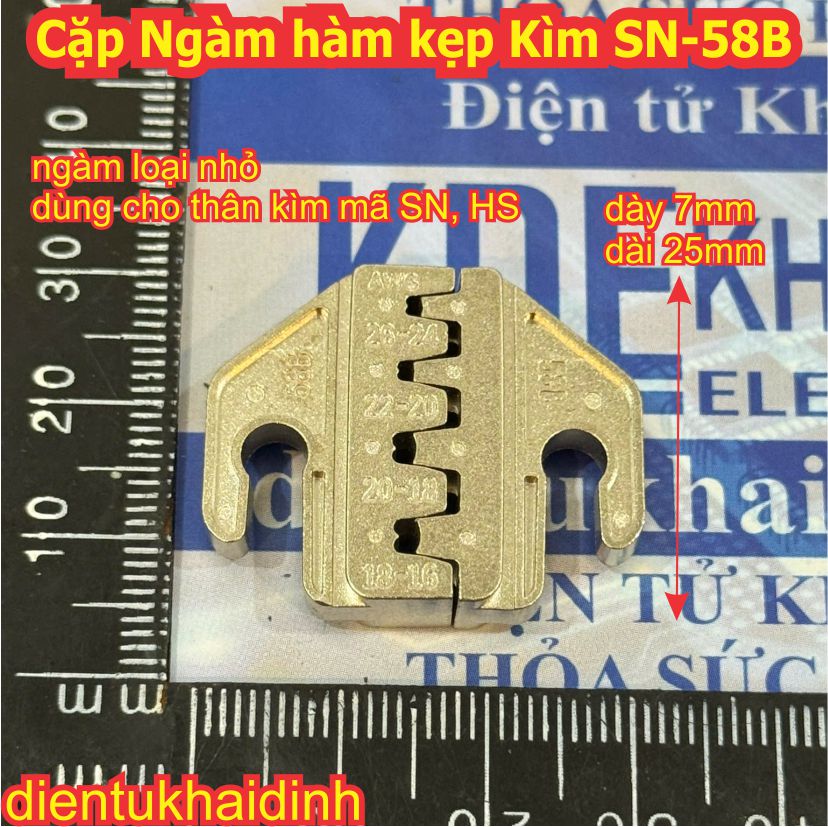 Kìm Kềm dụng cụ bấm đầu cos 2 tầng header jack 2.54 VH3.96 4.2 2.8mm 4.8mm 6.3mm SN-58B hàng chất lượng kde1183
