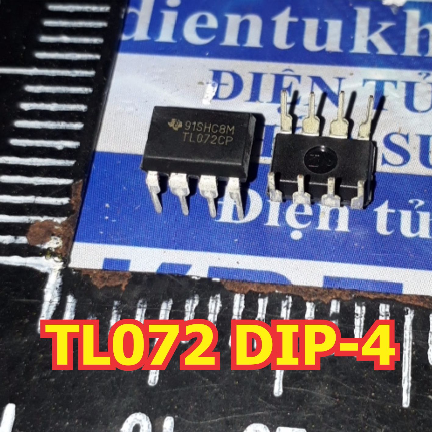 TL072 TL072CP TL072CN hàng ST 072 072D JRC tháo máy DIP-8 JFET-INPUT OPAMP ĐÔI CHÂN CẮM kde1221