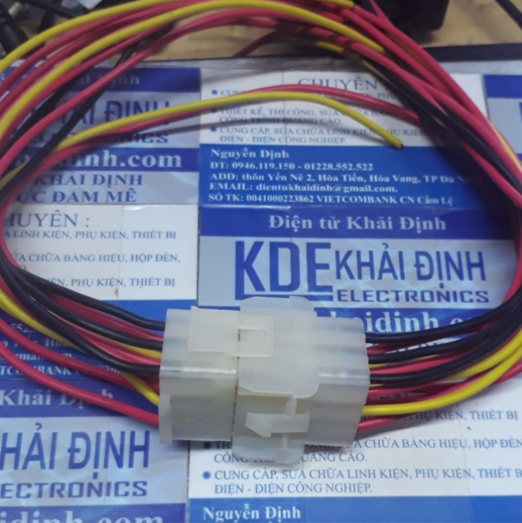 Bộ RỜI ĐẦU NHỰA ĐỰC CÁI LÕI SẮT ĐỰC CÁI HEADER jack 63080 6.3mm 300V 8A 2P ~ 15P kde1249