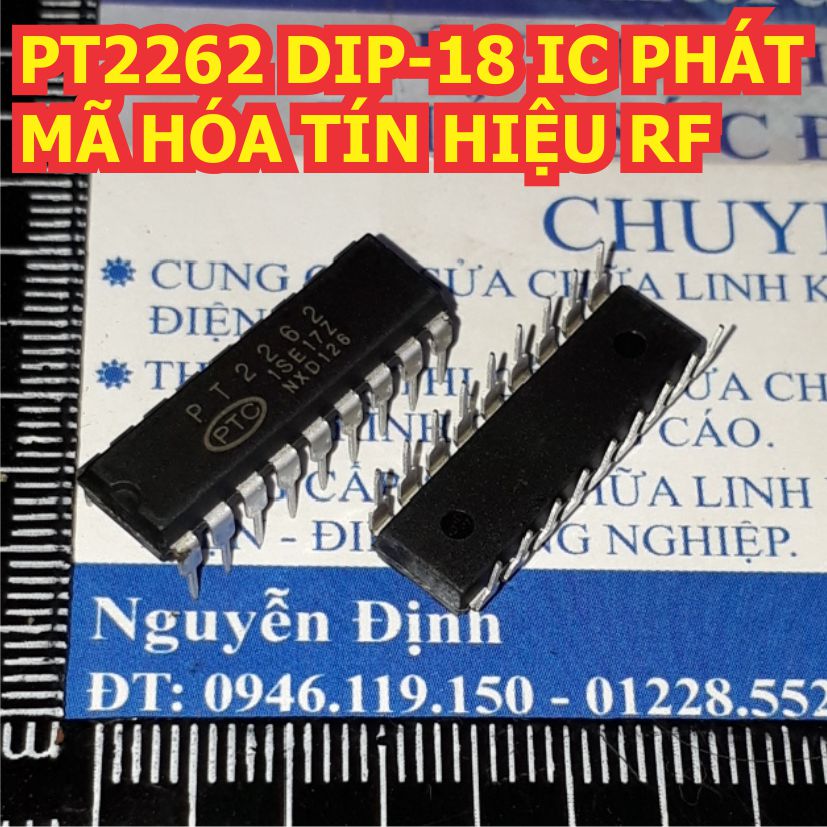 PT2262 2262 DIP-18 IC PHÁT MÃ HÓA TÍN HIỆU RF kde1399