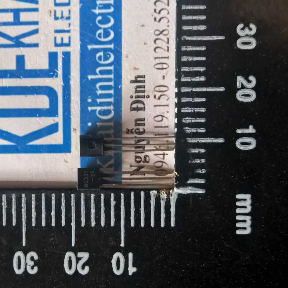 BC337-25 BC337 TO-92 45V/0.8A NPN-TRANS transistor thuận kde1511