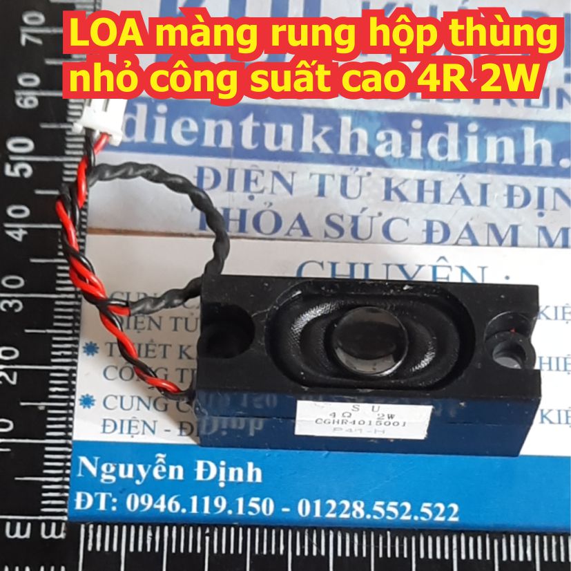 LOA màng rung speaker laptop hộp thùng nhỏ công suất cao 4R 2W  kde1944